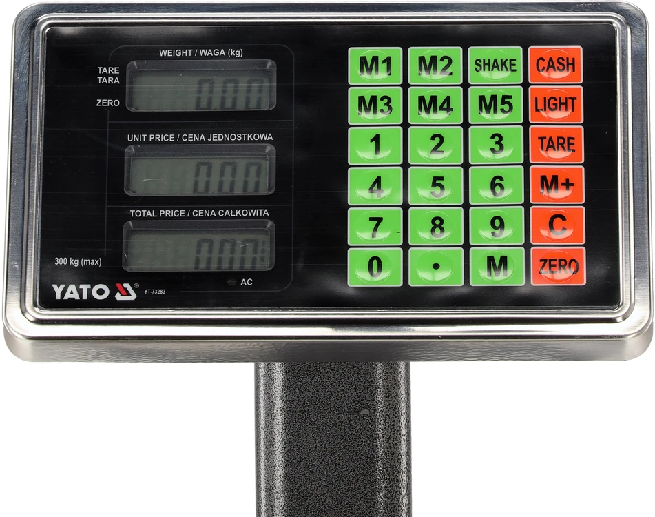 Toya Sa Poland Elektroninės platforminės svarstyklės 300 kg/50g paklaida (YT-73283)