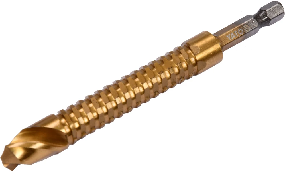Grąžtas Yato FREZAVIMAS METALUI 12.0MM HSS-TIN HEX