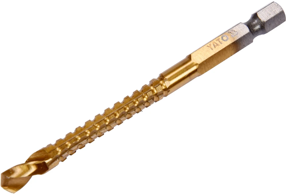 Grąžtas Yato FREZAVIMAS METALUI 6.0MM HSS-TIN HEX