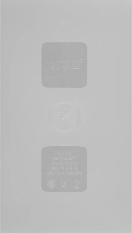 Yato GASTRONOMINIS KONTENNERIS GN 1/2 100MM PP