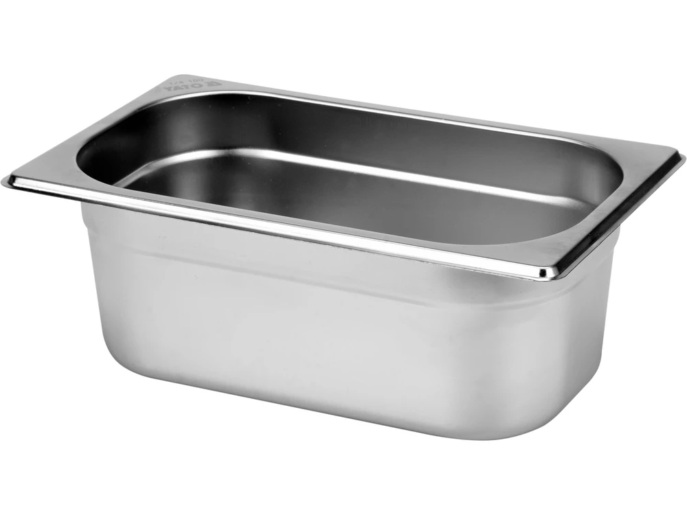 Yato Toya Sa Poland Gastronominis indas GN 1/4 | 265 × 162 × 100 mm | nerūdijantis plienas | 2,5 l (YG-00283)