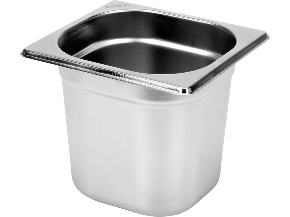Yato Toya Sa Poland Gastronominis indas GN 1/6 | 176 × 162 × 150 mm | nerūdijantis plienas | 2,2 l (YG-00292)