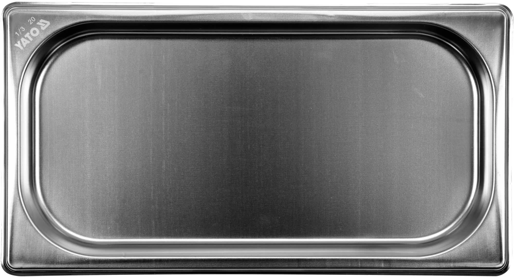 Yato Toya Sa Poland Gastronominis indas GN 1/3 | 325 × 176 × 20 mm | nerūdijantis plienas | 0,7 l (YG-00270)