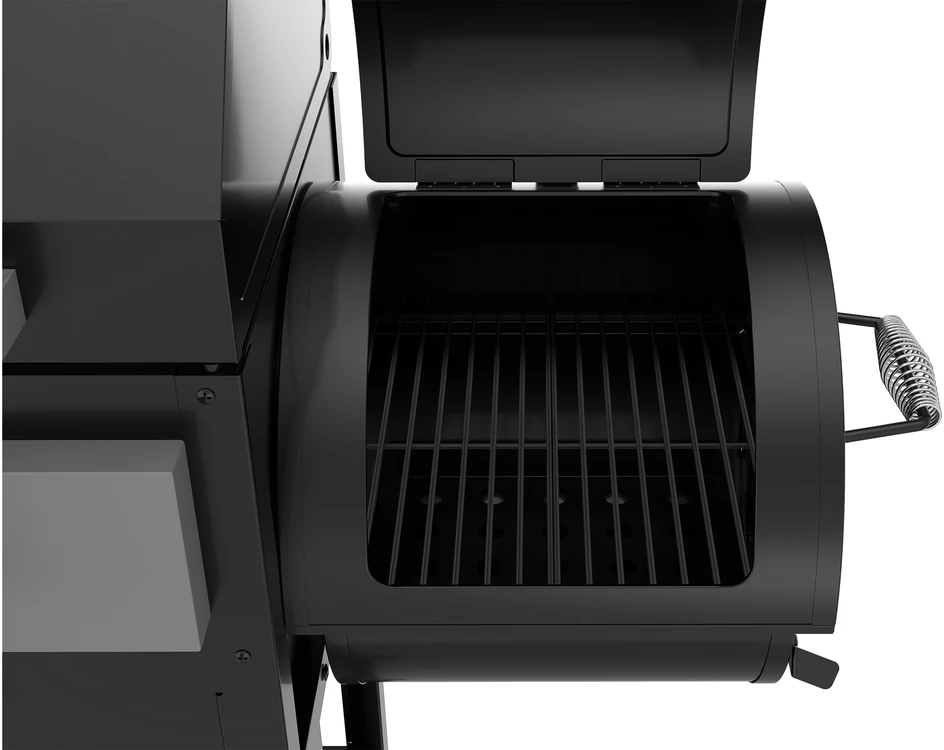 Gas- und Holzkohlegrill mit Smoker Yato YG-20038 juodas