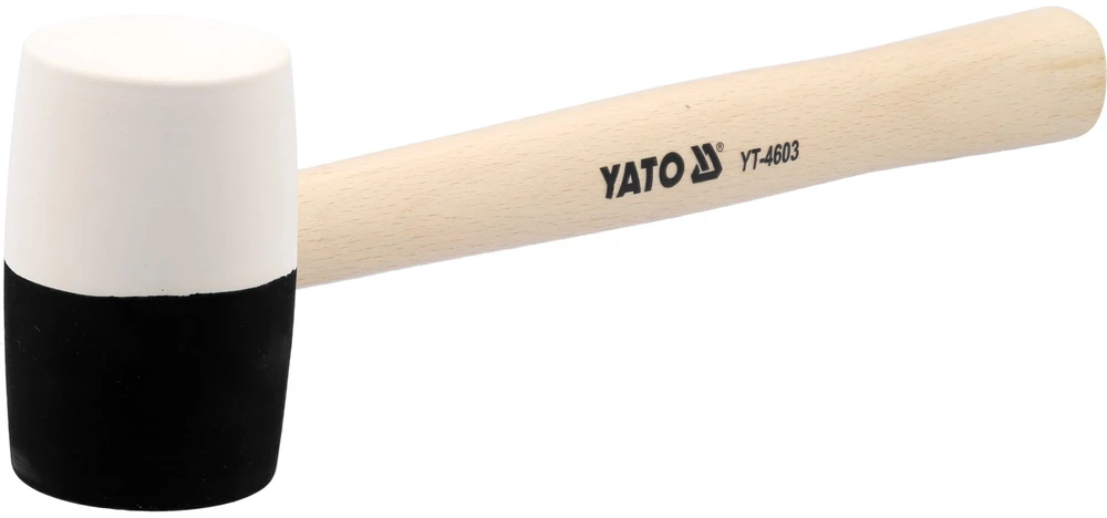YATO GUMINIS PLAKTUKAS FI58mm, MEDINĖ RANKENA 4603