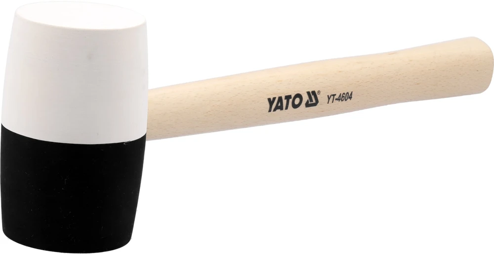 YATO GUMINIS PLAKTUKAS FI63mm, MEDINĖ RANKENA 4604
