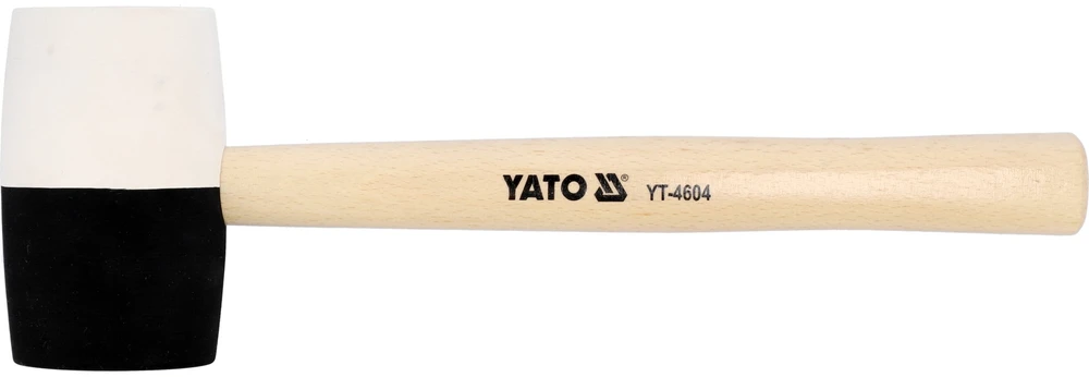 YATO GUMINIS PLAKTUKAS FI63mm, MEDINĖ RANKENA 4604