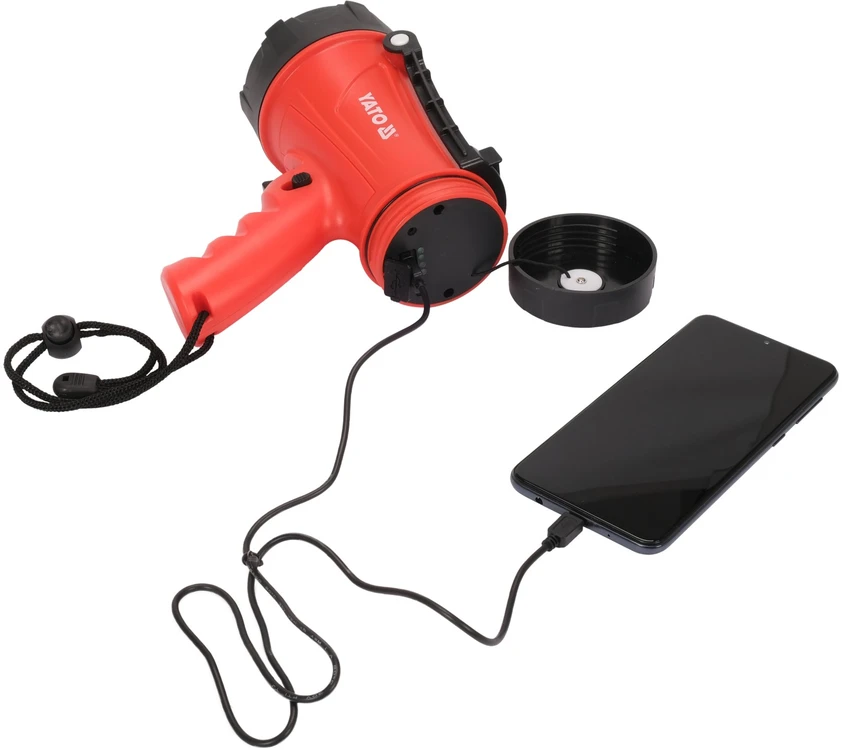 Yato Toya Sa Poland Prožektorius akumuliatorinis | 15W, 1200LM, IP68 250M, LI-ION 3,7V 4400MAH (YT-08551)