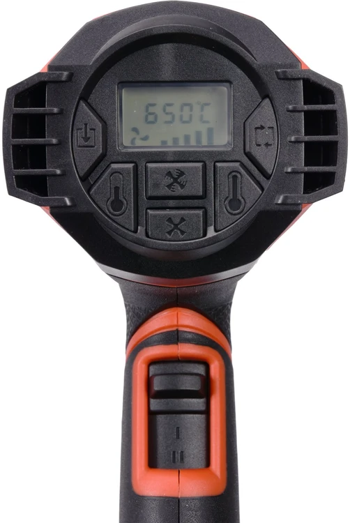 YATO techninis fenas YT-82296 1600W 50-650 C, 2 greičiai, LCD ekranas