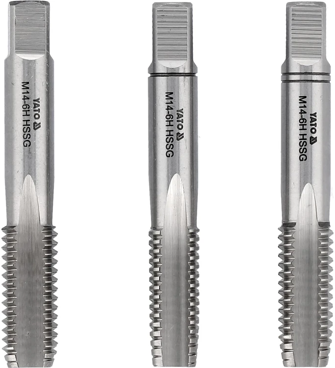 Yato HSS MANUAL THAPPER M2, M14 / 3 vnt.