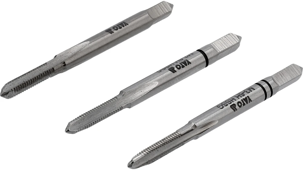 YATO Sriegiklis RĘCZNY M3 x 0,5 kpl. 3 vnt.. HSS M2 2930