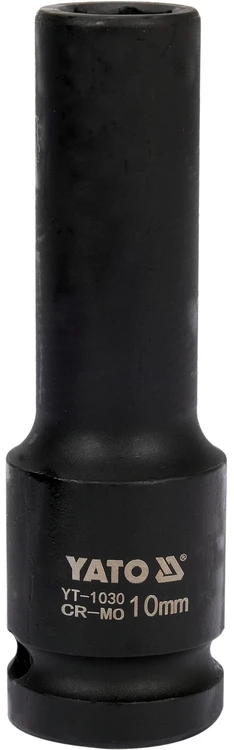 Yato Toya Sa Poland Galvutė smūginė šešiakampė ilga | 12,5 mm (1/2") | 10 mm (YT-1030)