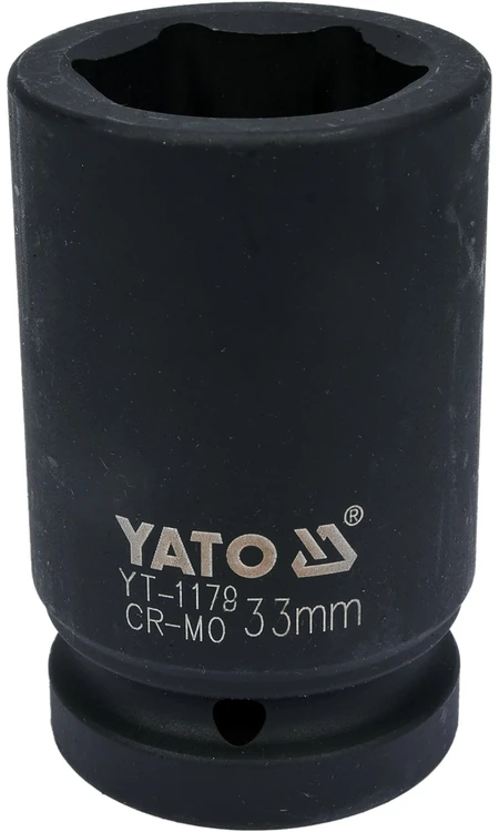 YATO ŠEIAkampis Smūgio lizdas 1" ILGUS 33mm