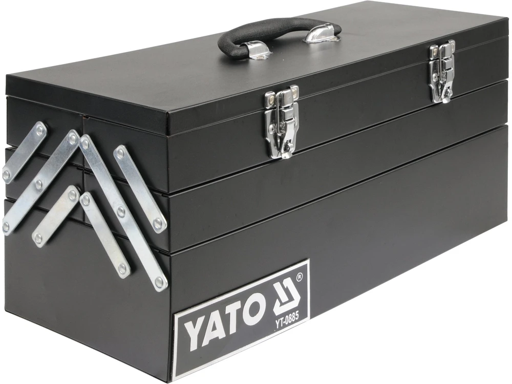 YATO Plieninė įrankių dėžė 460 x 200 x 225 mm