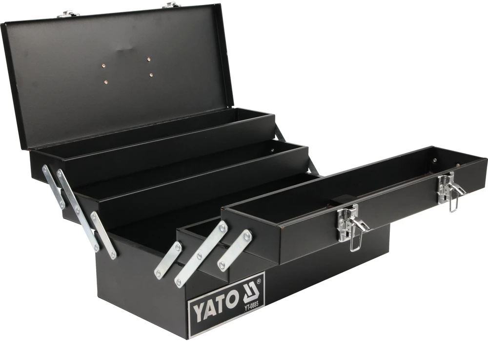 YATO Plieninė įrankių dėžė 460 x 200 x 225 mm