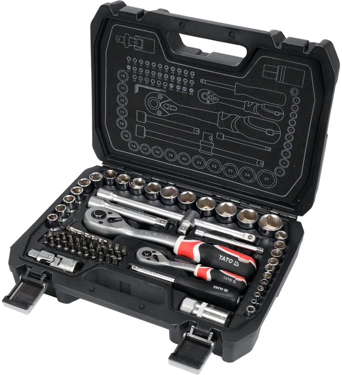 Oem Įrankių rinkinys Yato YT-38782 - 72 vnt