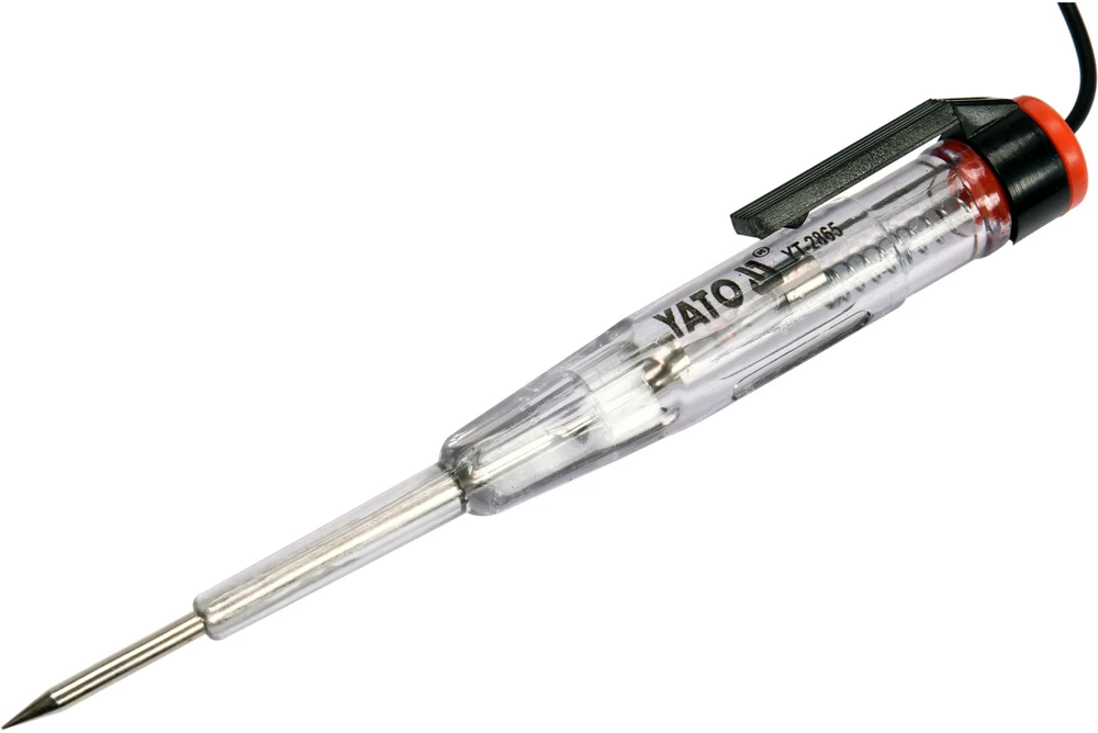 YATO AUTOMOBILIŲ ĮTAMPOS TESTERIS 6-24V 2865