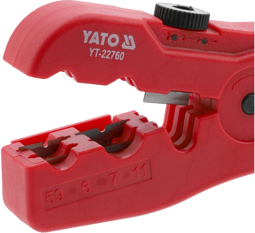 Yato Toya Sa Poland IIzoliacijos nuėmiklis | STP, UTP, RG59, RG6, RG7, RG11 (YT-22760)