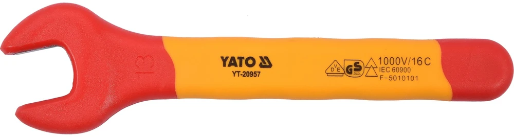 Yato Toya Sa Poland Izoliuotas veržliaraktis elektrikui atviru galu 13mm VDE (YT-20957)