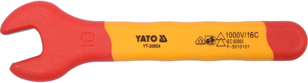 Yato Toya Sa Poland Izoliuotas veržliaraktis elektrikui atviru galu 10mm VDE (YT-20954)