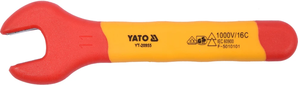 Yato Toya Sa Poland Izoliuotas veržliaraktis elektrikui atviru galu 11mm VDE (YT-20955)