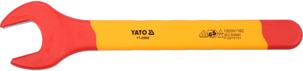 Yato Toya Sa Poland Izoliuotas veržliaraktis elektrikui atviru galu 30mm VDE (YT-20968)