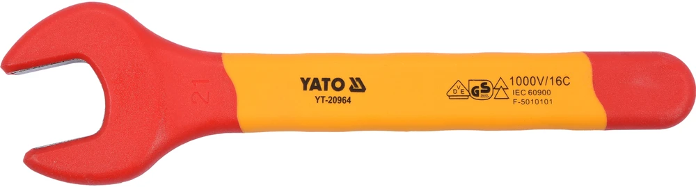 Yato Toya Sa Poland Izoliuotas veržliaraktis elektrikui atviru galu 21mm VDE (YT-20964)