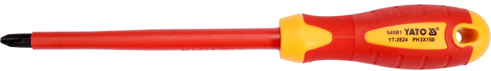 Yato Toya Sa Poland Izoliuotas atsuktuvas elektrikui | 1000V | PH3x150 mm (YT-2824)