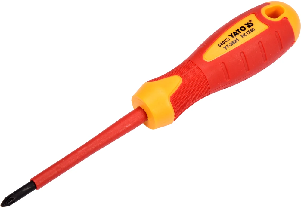 Yato Toya Sa Poland Izoliuotas atsuktuvas elektrikui | 1000V | PZ1x80 mm (YT-2825)