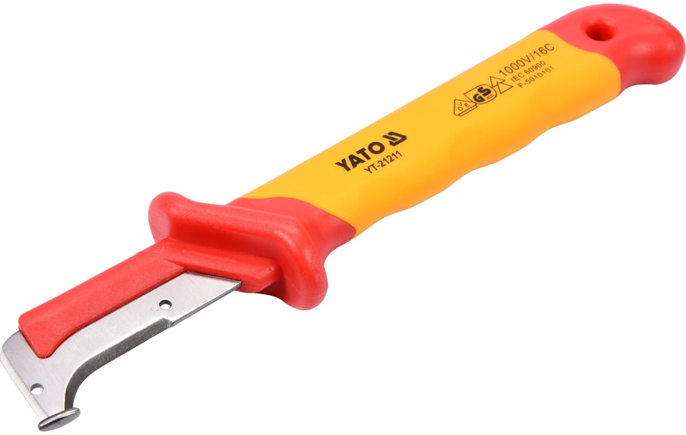 Yato izoliuotas peilis elektrikams VDE 38x155mm YT-21211