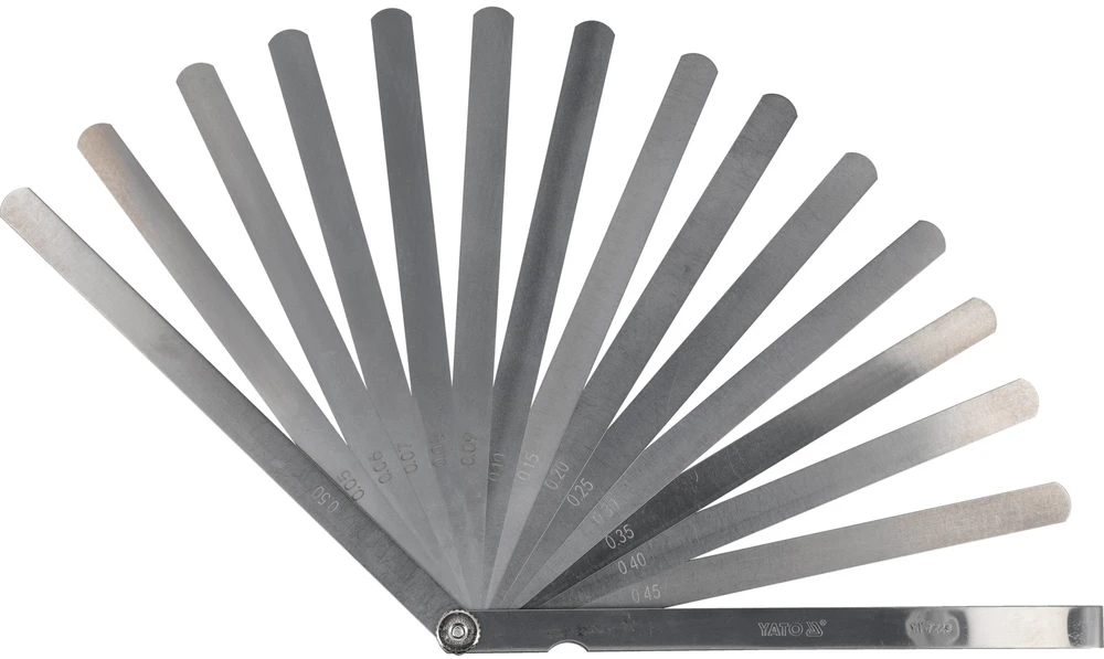 YATO SZCZELINOMIERZ 200mm 14 LISTKÓW 0.05-0.5mm 7223