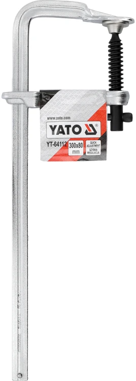 Yato KALSTYTAS DAILIŲ spaustukas 300 X 80 MM