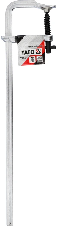 Yato KALSTYTAS DAILIŲ spaustukas 450 X 80 MM
