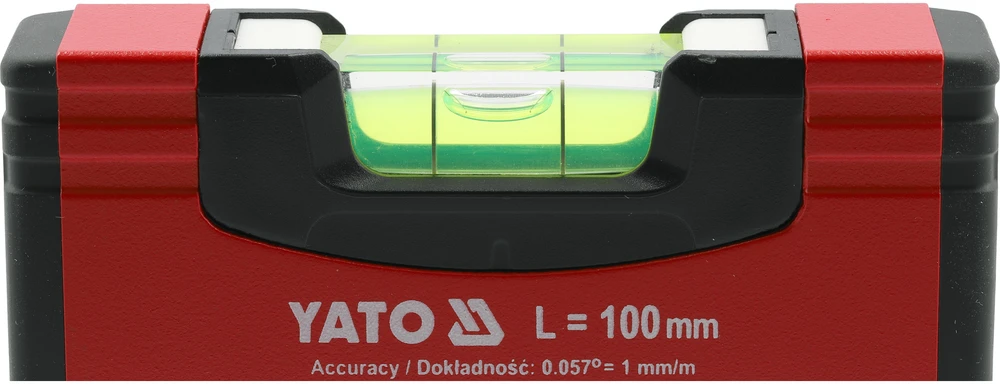 Toya Sa Poland Kišeninis aliuminio gulsčiukas | 100 mm | magnetinis (YT-30350)