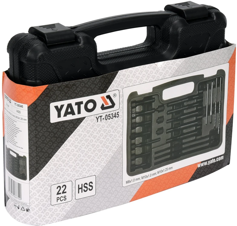 Yato Toya Sa Poland Kaitinimo žvakių elektrodų šalinimo įrankių rinkinys | M8 / M10 | 22 vnt (YT-05345)