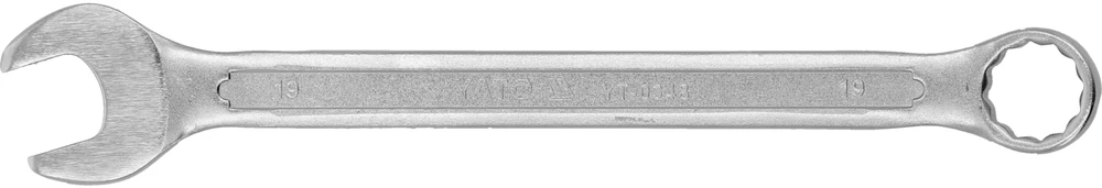 YATO KLUCZ PŁASKO-OCZKOWY 19mm, Z POLEROWANĄ GŁÓWKĄ 0348
