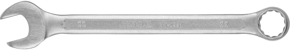 YATO KLUCZ PŁASKO-OCZKOWY 22mm, Z POLEROWANĄ GŁÓWKĄ 0351