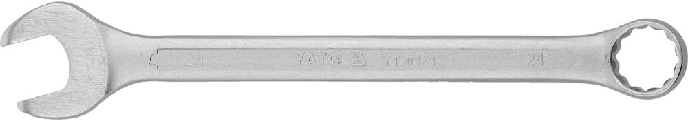 YATO KLUCZ PŁASKO-OCZKOWY 24mm, Z POLEROWANĄ GŁÓWKĄ 0353