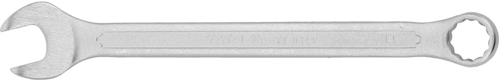 YATO KLUCZ PŁASKO-OCZKOWY 14mm, Z POLEROWANĄ GŁÓWKĄ 0343