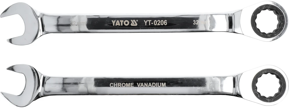 YATO KLUCZ PŁASKO-OCZKOWY Z GRZECHOTKĄ 32mm 0206
