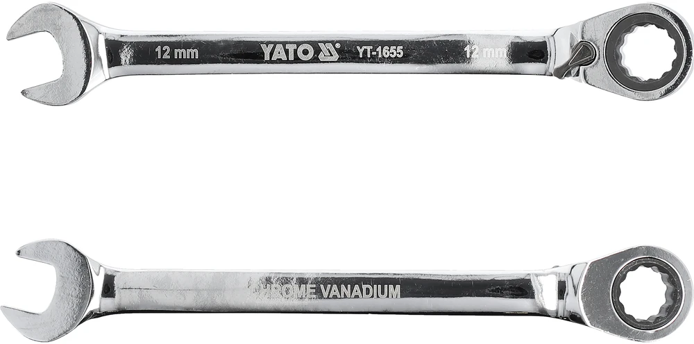 Yato 12 mm reketinis raktas atviru galu (YT-1655)