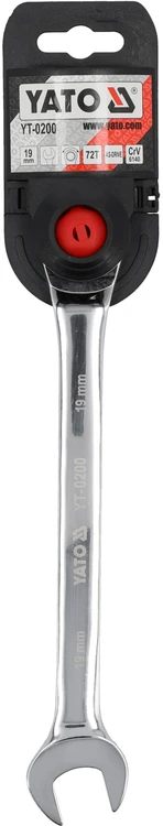 YATO KLUCZ PŁASKO-OCZKOWY Z GRZECHOTKĄ 19 mm /B 0200