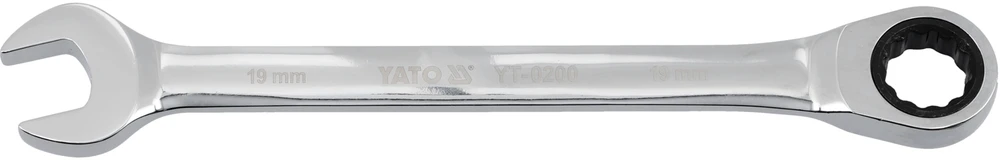 YATO KLUCZ PŁASKO-OCZKOWY Z GRZECHOTKĄ 19 mm /B 0200