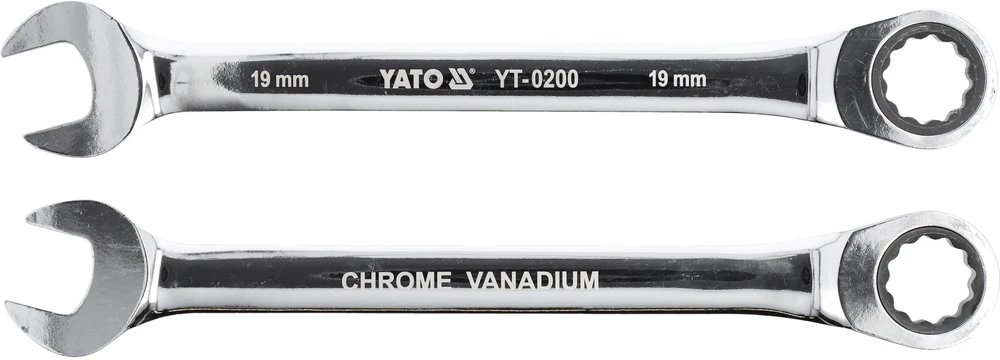 YATO KLUCZ PŁASKO-OCZKOWY Z GRZECHOTKĄ 19 mm /B 0200