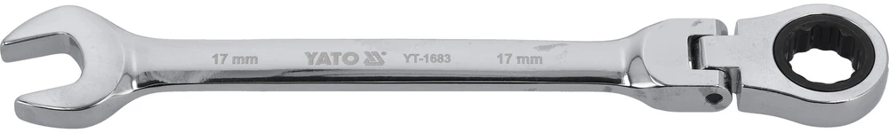 YATO RAKTAS KOMBINEZONINIS SU REKETU IR ŠARNYRU 17 mm