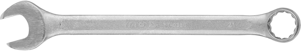 YATO KLUCZ PŁASKO-OCZKOWY 21mm, Z POLEROWANĄ GŁÓWKĄ 0350