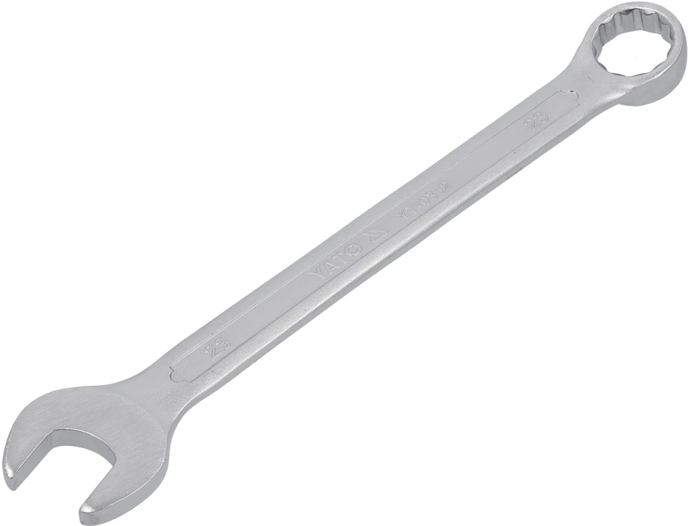 YATO KLUCZ PŁASKO-OCZKOWY 23mm, Z POLEROWANĄ GŁÓWKĄ 0352
