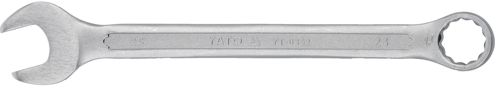 YATO KLUCZ PŁASKO-OCZKOWY 23mm, Z POLEROWANĄ GŁÓWKĄ 0352