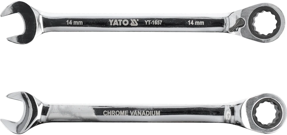 Yato Toya Sa Poland Raktas su terkšle reversinis | 14 mm (YT-1657)