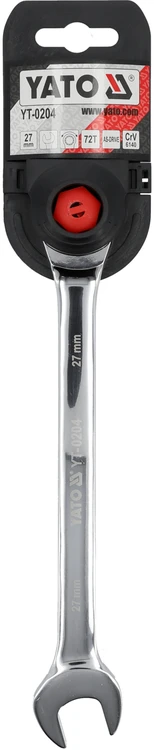 Toya Sa Poland Kombinuotas raktas su terkšle Yato YT-0204; 27 mm